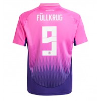Camisa de Futebol Alemanha Niclas Fullkrug #9 Equipamento Secundário Europeu 2024 Manga Curta